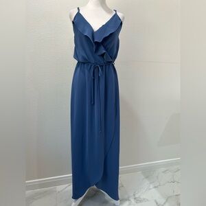 Gianni Bini Blue Sleeveless Maxi Dress, Size M, NWT